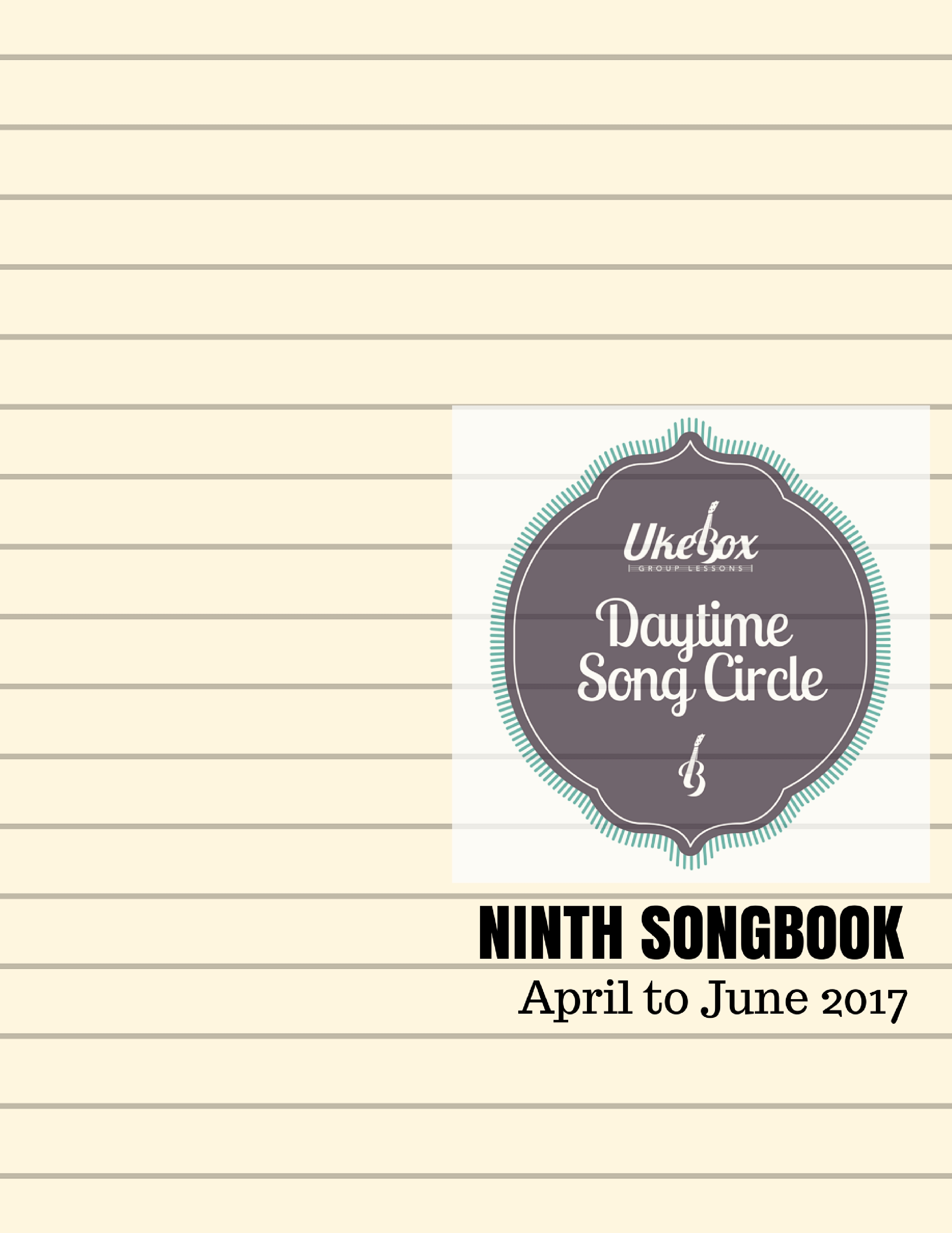 Songcircle Ninth Songbook April June 2017